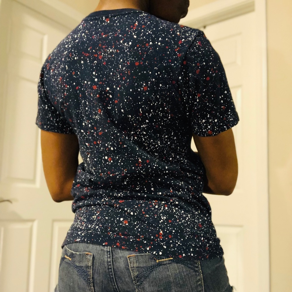 NASA Navy Blue Paint Splatter Shortsleeved Tee - Picture 3 of 4
